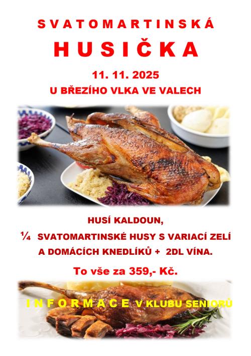 Svatomartinská HUSIČKA 1